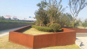 北湖耐候钢挡土墙